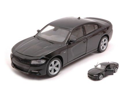 0056018 dodge charger r t black 1 24