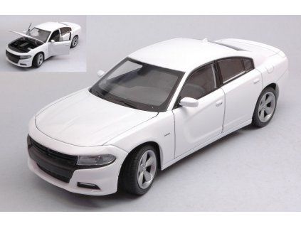 0001399 dodge charger r t white 1 24