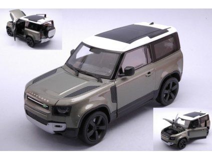 0064181 land rover defender metallic light green 1 24