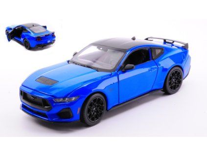 0079949 ford mustang coupe 2024 met blue 1 24