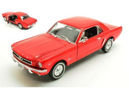 0082349 ford mustang coupe 1964 red 1 24