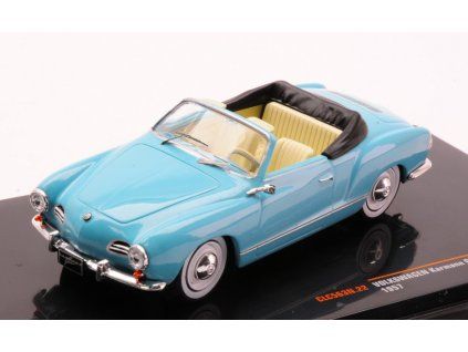 0079339 vw karmann ghia 1955 light blue 1 43