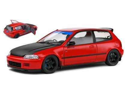 0090474 honda civic eg6 spoon version 1991 red 1 18