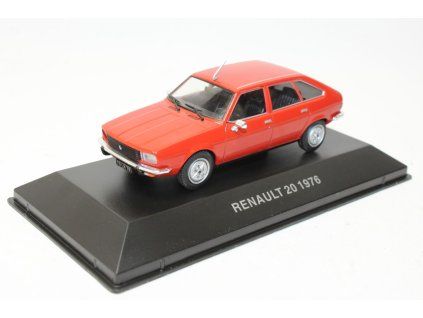 Renault 20 1976 Red model samochodu 1:43