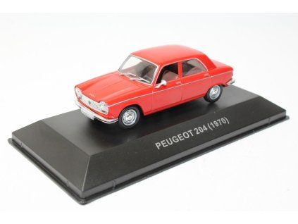 Peugeot 204 1970 red 1:43
