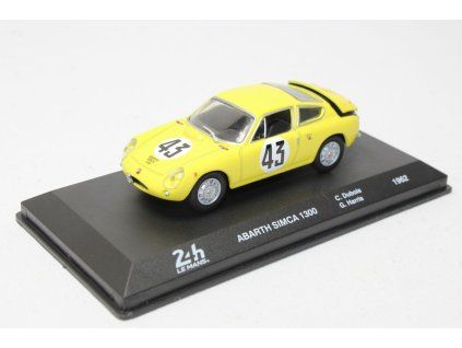 Abarth Simca 1300 #43 Dubois 1962 racing model 1:43