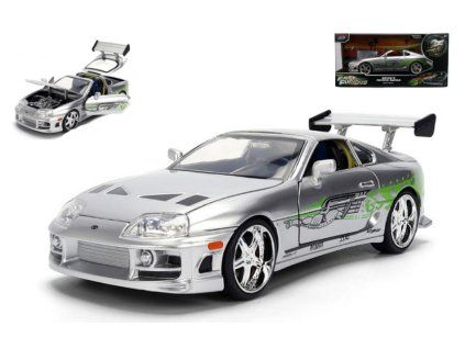 0092059 brians toyota fast e furious silver 1 24