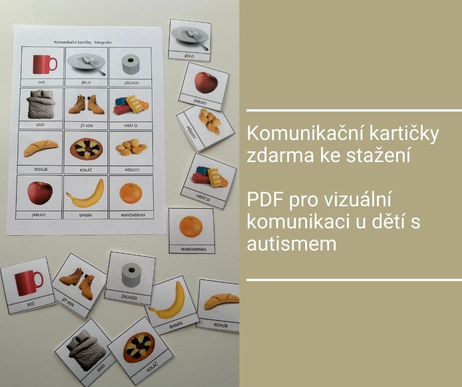 Komunikační kartičky zdarma ke stažení – PDF pro vizuální komunikaci u dětí s autismem