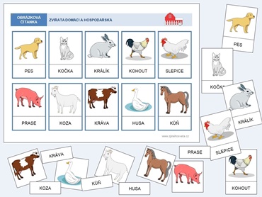 Obrázkovou čítanku využijí malé děti i školáci