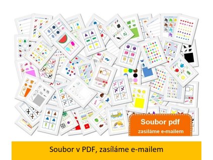 Učíme se barvy, eBook v pdf, strukturované úkoly pro děti s autismem