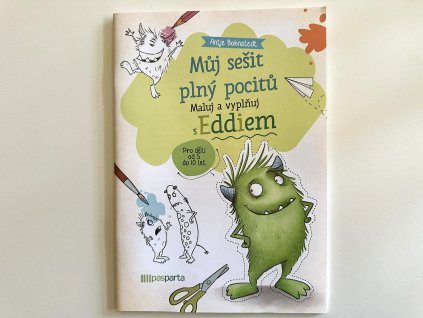 Můj sešit plný pocitů. Poznej emoce a pocity s Eddiem, sešit pro děti