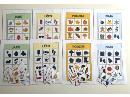 Loto pro malé děti - roční období