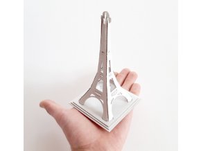 LEOLANDIA Mini Eiffelova věž, bílá