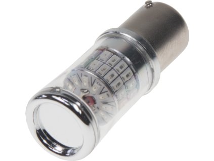 TURBO LED 12-24V s päticou BA15S, 48W červená