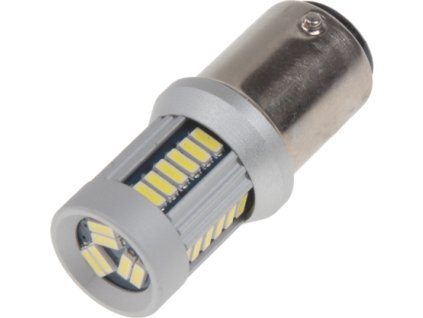 LED BAZ15d (dvouvlákno) biela, 12-24V, 30LED / 4014SMD