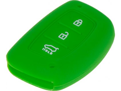Silikónový obal pre kľúč Kia 3-tlačidlový, zelený