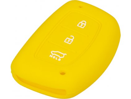 Silikónový obal pre kľúč Kia 3-tlačidlový, žltý