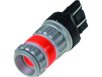 LED T20 (7443) červená, COB 360⁰, 9-60V, 12W