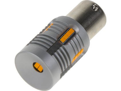 LED BA15s oranžová, 12-24V, 24LED / 1W
