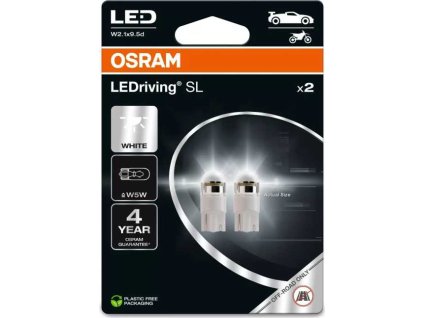 OSRAM LED 12V W2,1x9,5d blister 2ks 6000K (2ks) Duo-blister