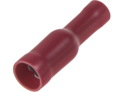 Objímka kruhová 4,0 mm červená, 100 ks