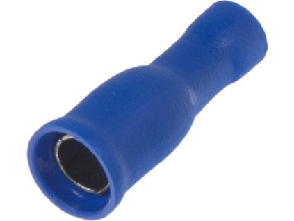 Objímka kruhová 5,0 mm modrá, 100 ks