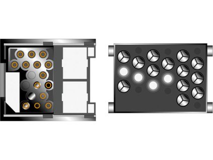 Kabeláž pre HF PARROT / OEM BMW old - guľaté piny, Rover