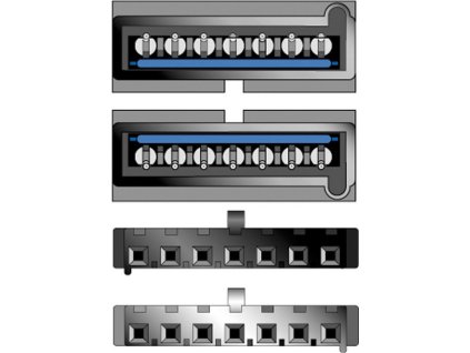 Kabeláž pre HF PARROT / OEM Chrysler, Jeep modely -2002