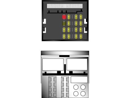 Kabeláž pre HF PARROT / OEM VW MOST konektor 2004-11 / 2010