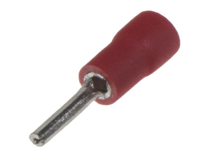 Káblový kolík 1,9 mm červený, 100 ks