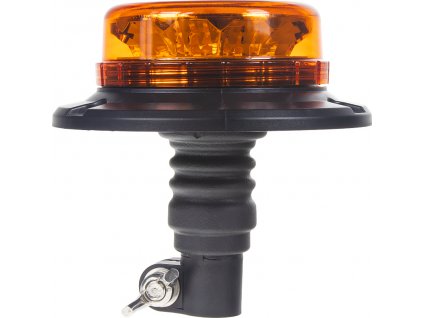 LED maják, 12-24V, 12x3W oranžový na držiak, ECE R65