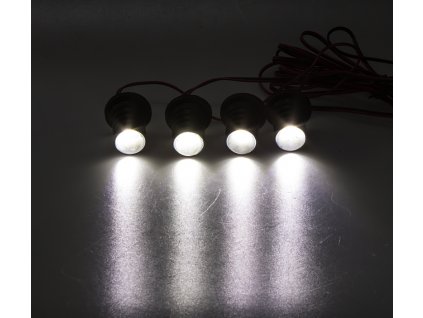 LED stroboskop biely 4ks 1W