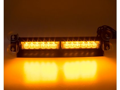 PREDATOR LED vnútorné, 12x3W, 12-24V, oranžový, 353mm, ECE R10