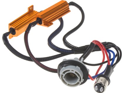 Rezistor pre žiarovku BAY15d 12V / 21W, 6 ohm, hliníkové puzdro