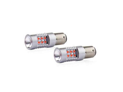 LED žiarovky CANBUS 24SMD 3030 1157 (P21/5W) Red 12V/24V