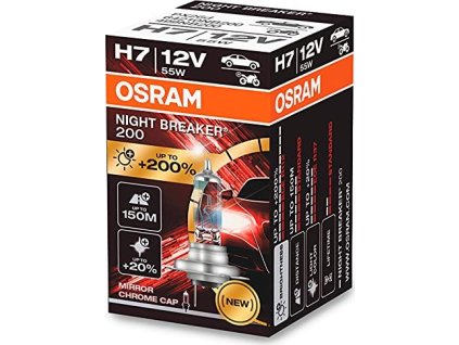 Halogénová žiarovka Osram H7 12V 55W PX26d NIGHT BREAKER 200 /1 ks