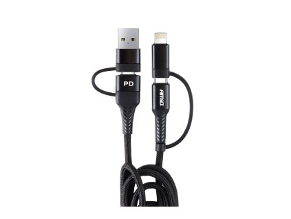 Multikábel USB C-USB C iOs USB A FullLINK 100cm UC-15