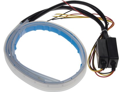 LED pásik, dynamické smerovky oranžová / pozičné svetla biela, 45 cm