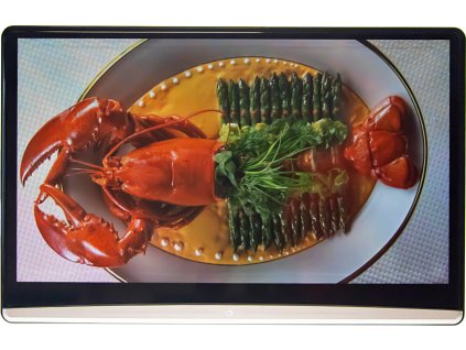 LCD monitor 13,3 &quot;OS Android / USB / SD / HDMI in / out s držiakom na opierku
