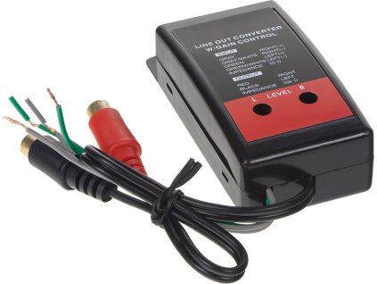 2 kanálová redukcia repro / CINCH nastaviteľná