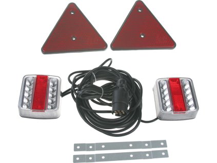 2x združená lampa zadné LED s trojuholníkom vrátane kabeláže a pripojenie 7pin