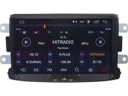 Autorádio pre Dacia, Renault, Opel, Lada s 8 &quot;LCD, Android 10.0, WI-FI, GPS, Mirror link, Bluetooth