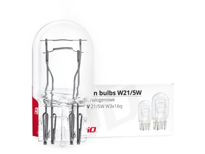 Halogénové žiarovky T20 W21/5W W3x16q 10ks