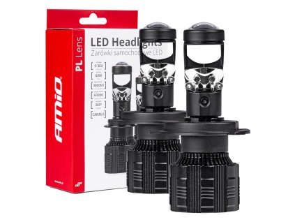 LED žiarovky hlavného svietenia H4 PL Lens séria AMiO-03667