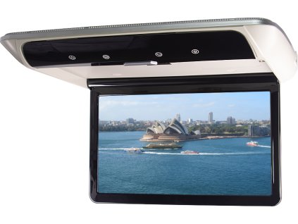 Stropný LCD monitor 13,3" s OS. Android USB/SD/HDMI/FM, diaľkové ovládanie so snímačom pohybu, sivý