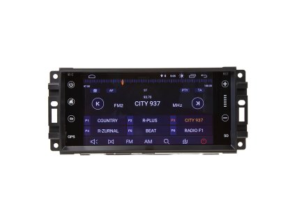 Autorádio pre Jeep 7&quot; LCD, Android, WI-FI, GPS, Carplay, Mirror link, Bluetooth, 3 x USB