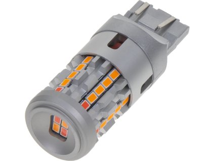 LED T20 (7443) oranžová/červená, 12/24V, CAN-BUS, 26LED SMD