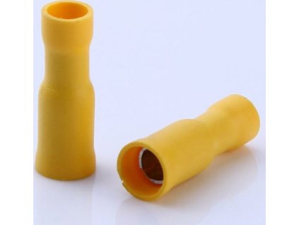 Objímka kruhová 5,0 mm žltá, 100 ks