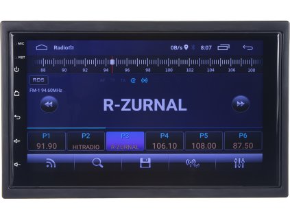 2DIN autorádio so 7&quot; LCD, Android 10, WI-FI, GPS, Mirror link, Bluetooth, 2x USB