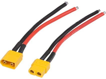 Napájací konektor XT60 samica+samec, 2-pólový s vodičmi